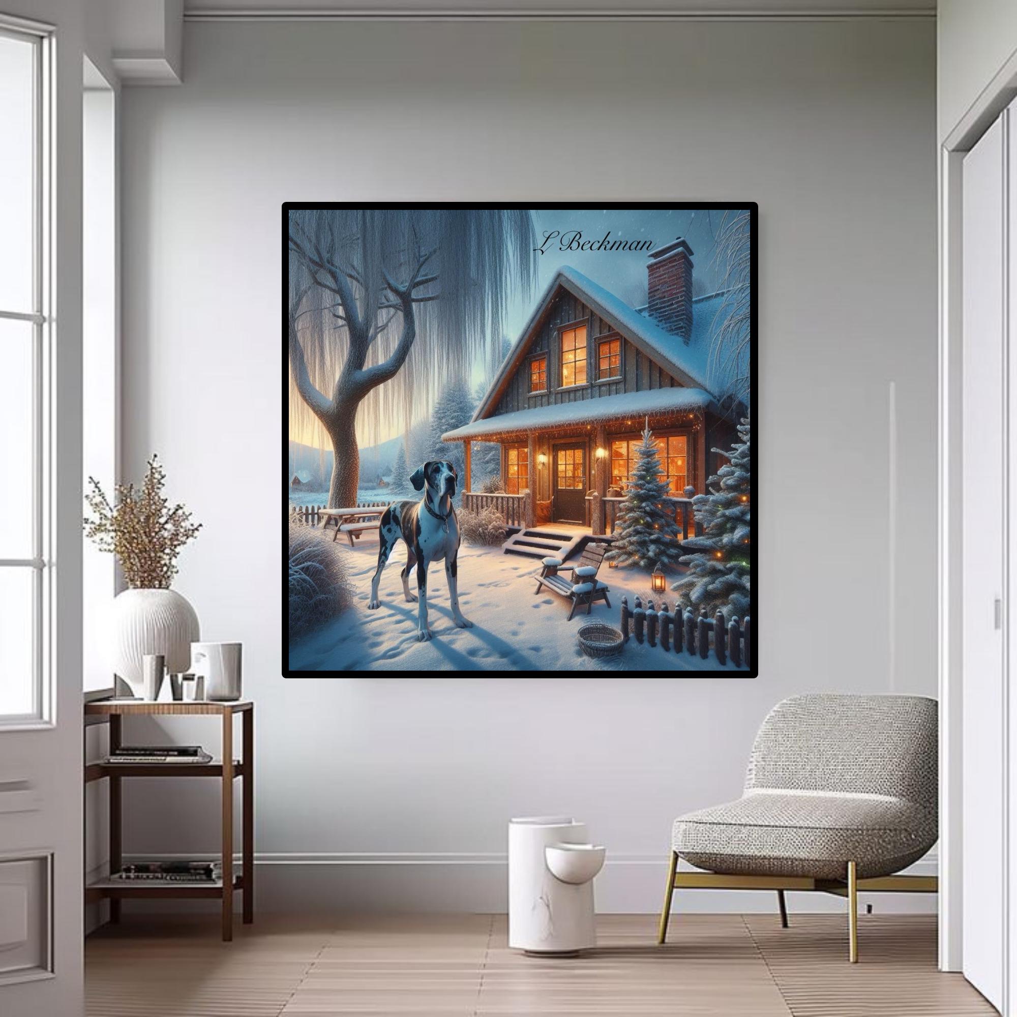 Printable Storm's Calling Wall Decor| Dog Wall Art| Pet Portrait| Living Room Art| Animal Wall Prints| Digital Prints| Gift for Dog Lovers