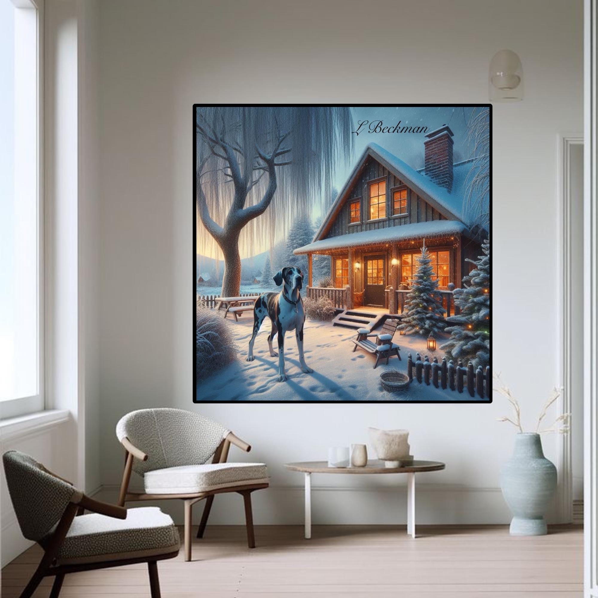 Printable Storm's Calling Wall Decor| Dog Wall Art| Pet Portrait| Living Room Art| Animal Wall Prints| Digital Prints| Gift for Dog Lovers