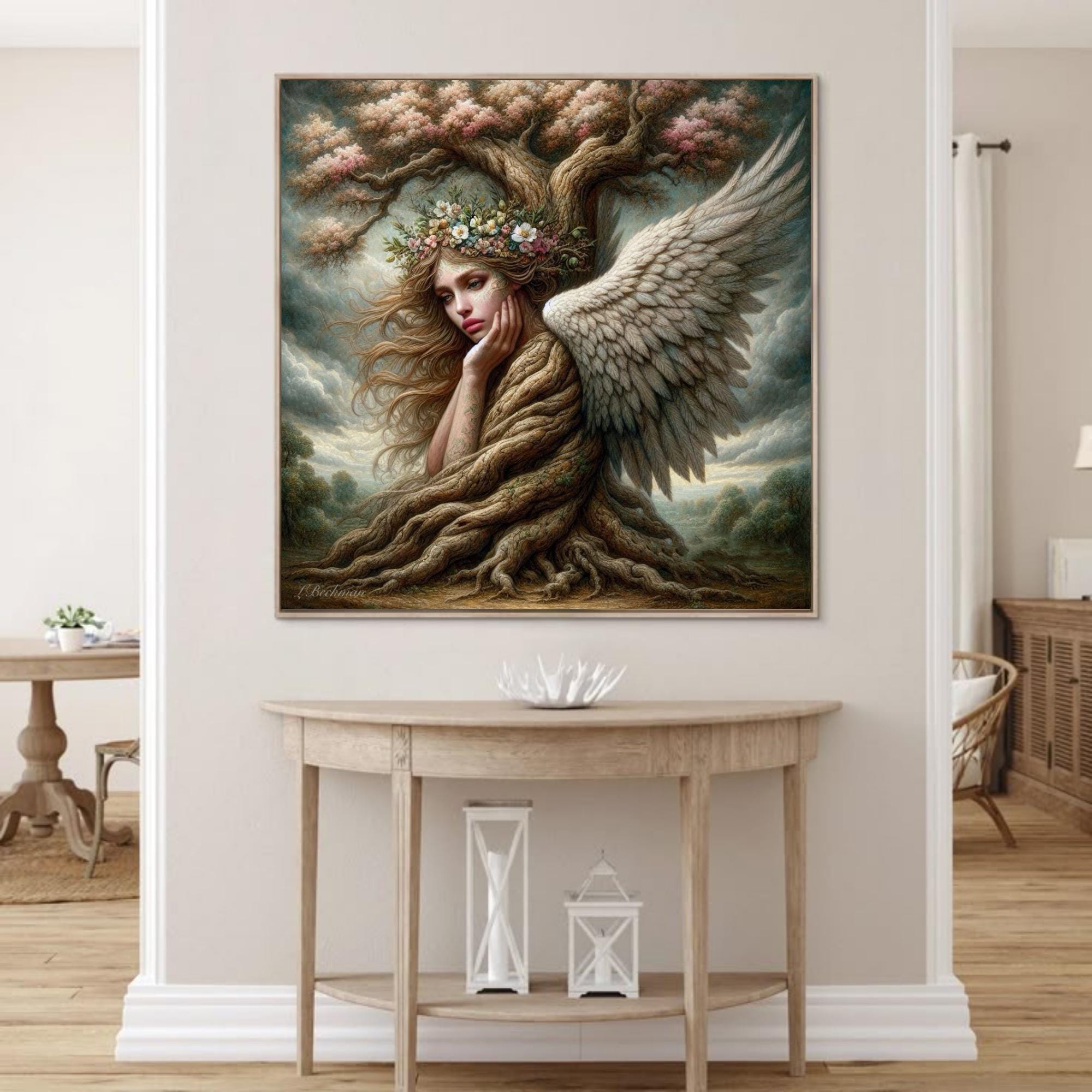 If She Could Speak | Printable Wall Art| Canvas| Religious Art| Christian Gift| Godmother Gift| Catholic Room Decor| Printable art