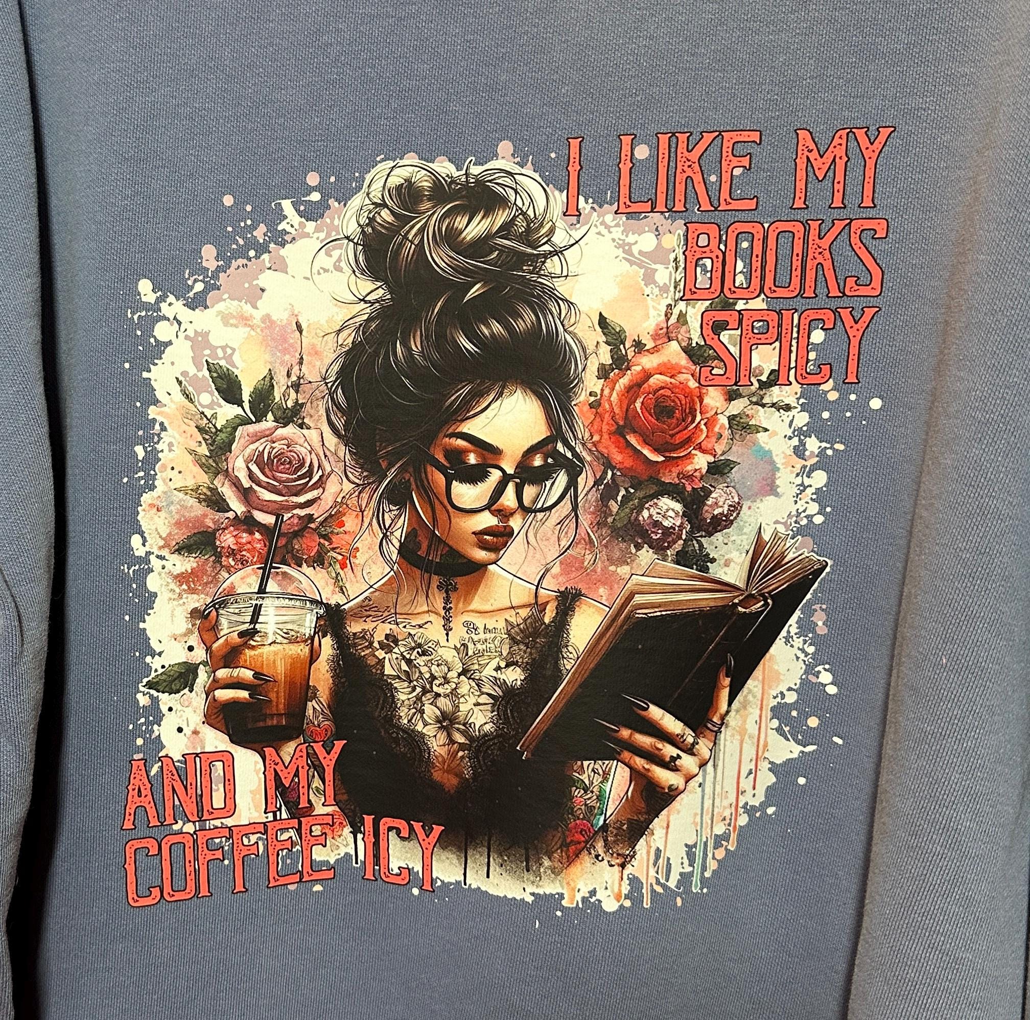 Sassy Sally Smut Girl | Crew Neck Sweatshirt | Messy Bun Girl | Spicy Attitude | Women's Sweatshirt