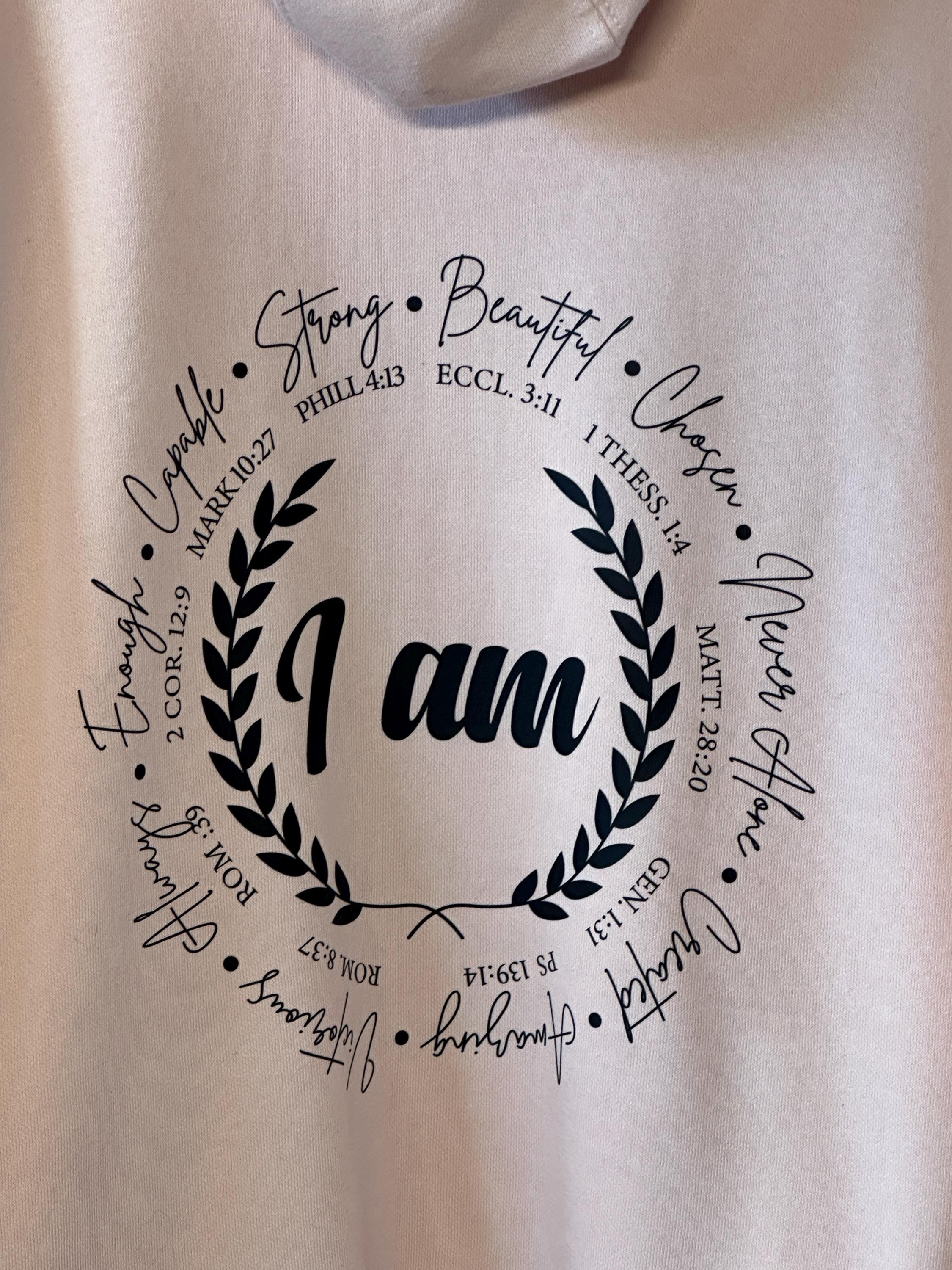 Simply Blessed Hoodie | Medium to Light Weight Hoodie | Unisex Fit Hoodie |Blush Pink Hoodie