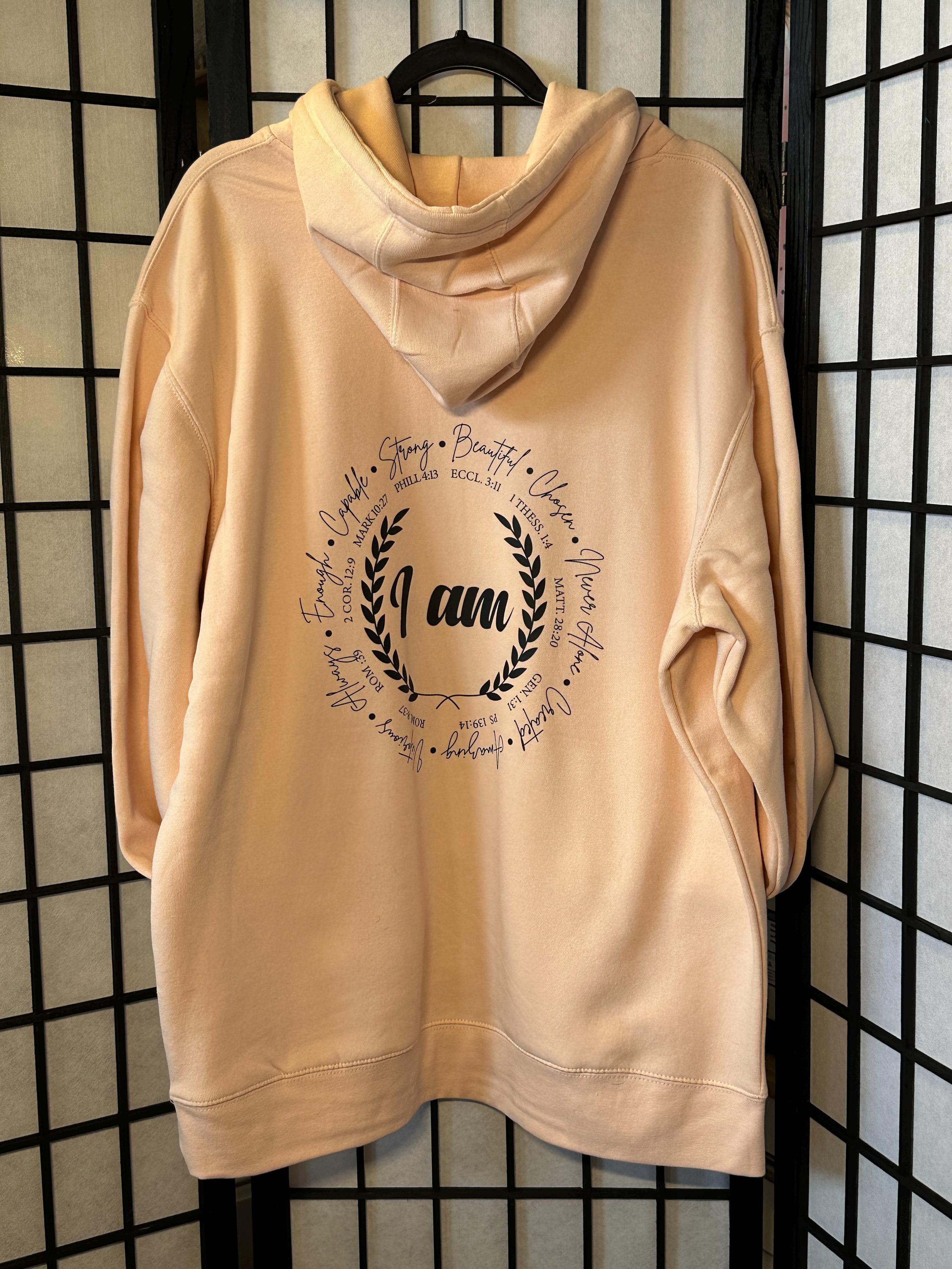 Simply Blessed Hoodie | Medium to Light Weight Hoodie | Unisex Fit Hoodie |Blush Pink Hoodie