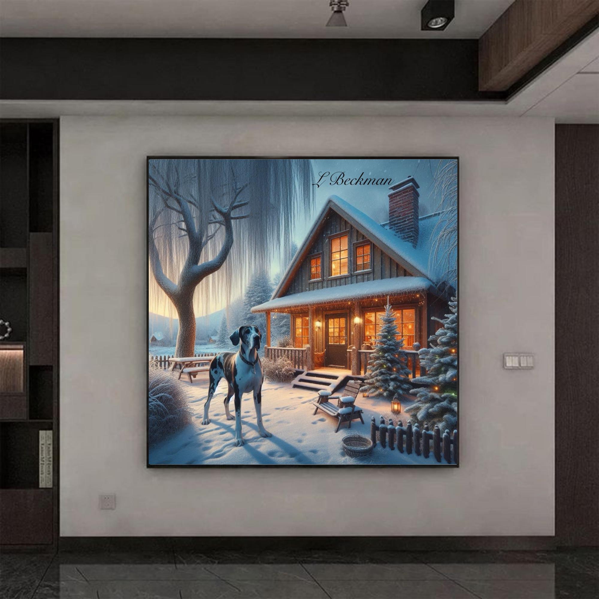 Printable Storm's Calling Wall Decor| Dog Wall Art| Pet Portrait| Living Room Art| Animal Wall Prints| Digital Prints| Gift for Dog Lovers