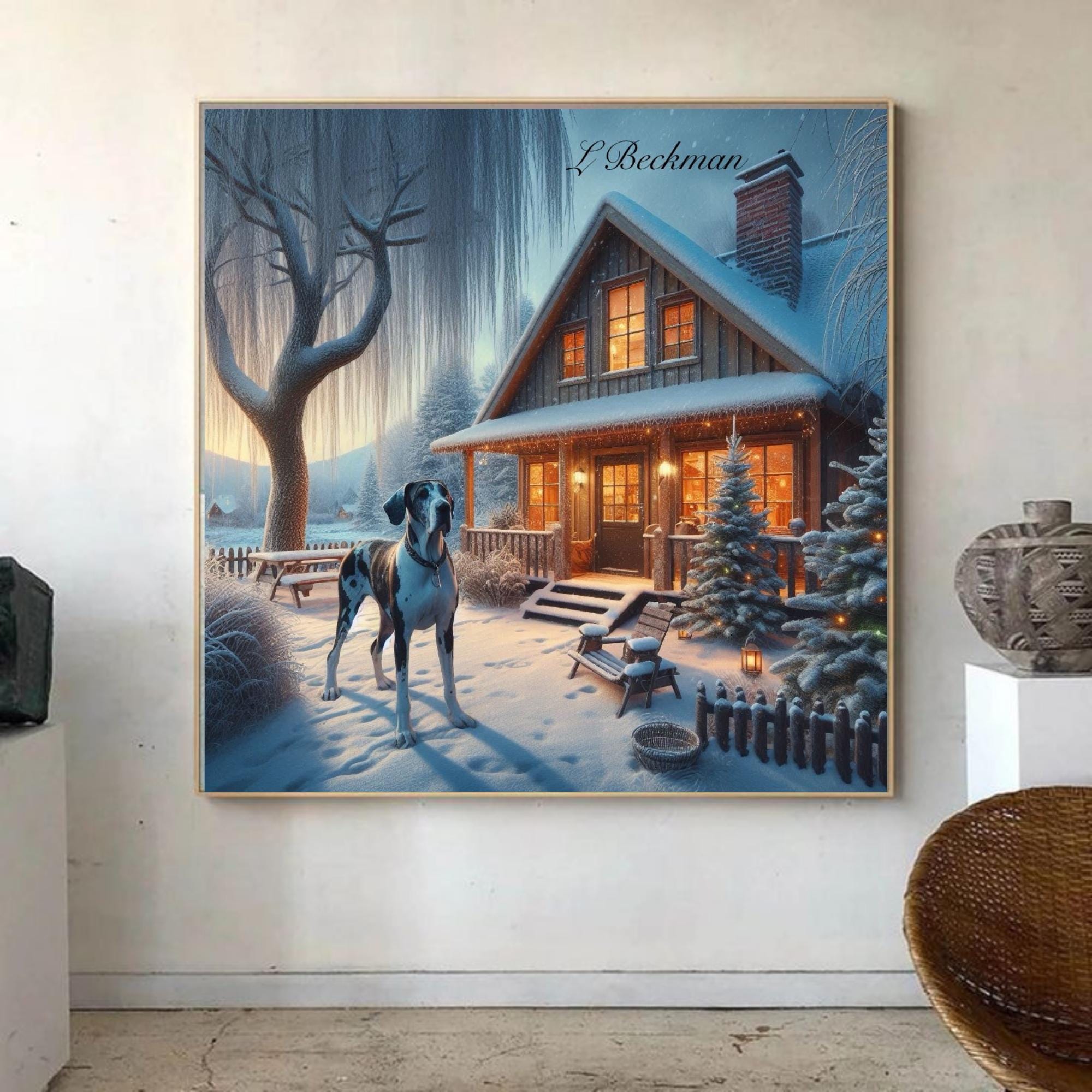 Printable Storm's Calling Wall Decor| Dog Wall Art| Pet Portrait| Living Room Art| Animal Wall Prints| Digital Prints| Gift for Dog Lovers