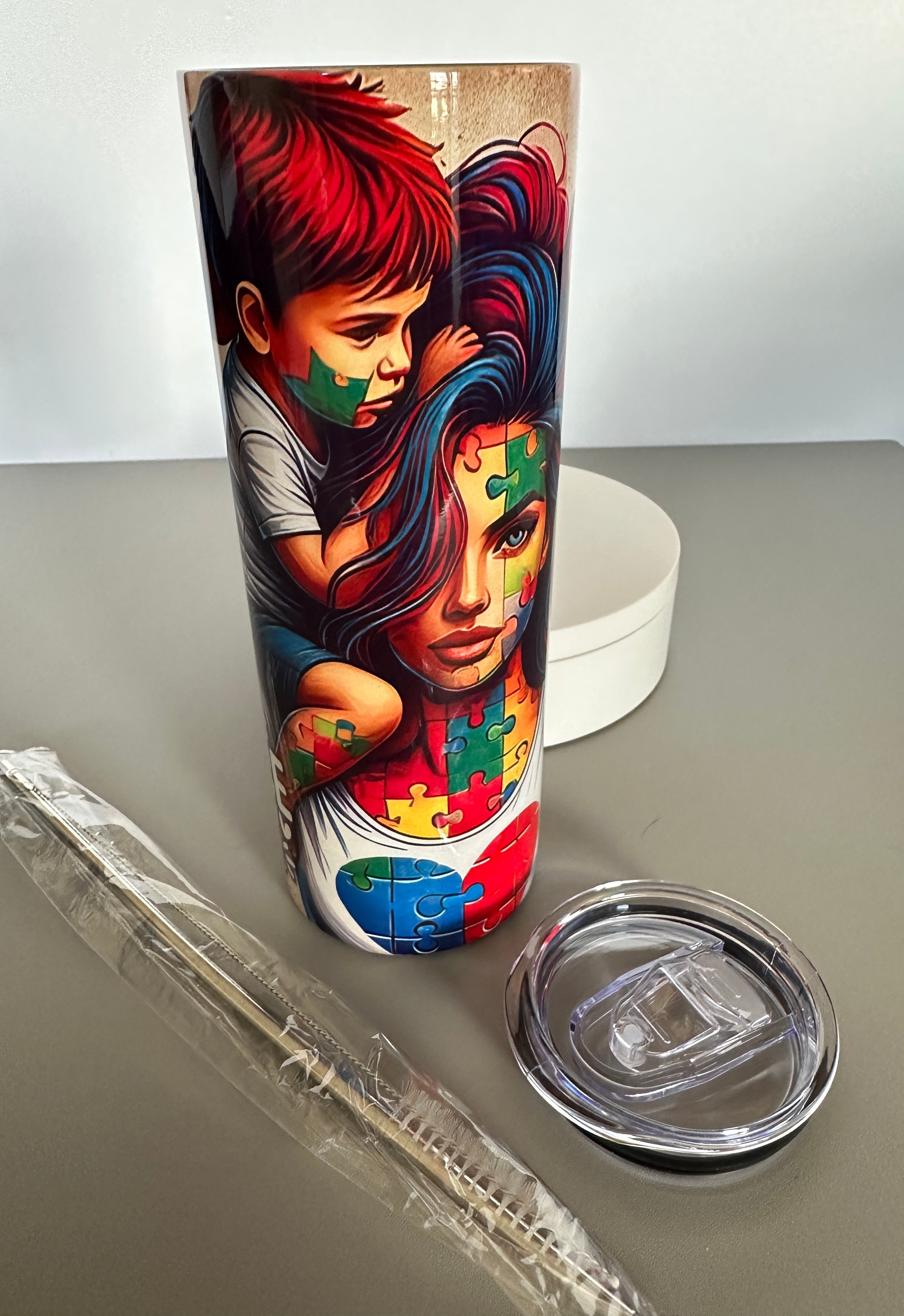 Sublimation Tumbler DesignAutism Mom Gift Neurodiversity Support Gift Autism mom gifts Autism Mom Cup​ Autism Mom 20 oz tumbler Autism awareness stainless steel tumbler Autism Awareness Month Autism Puzzle Piece Tumbler Autism mom tumbler Autism mom tumbler 20 oz Gift for mom Eco-Friendly Tumblers tumblers Tumblers in drinkware