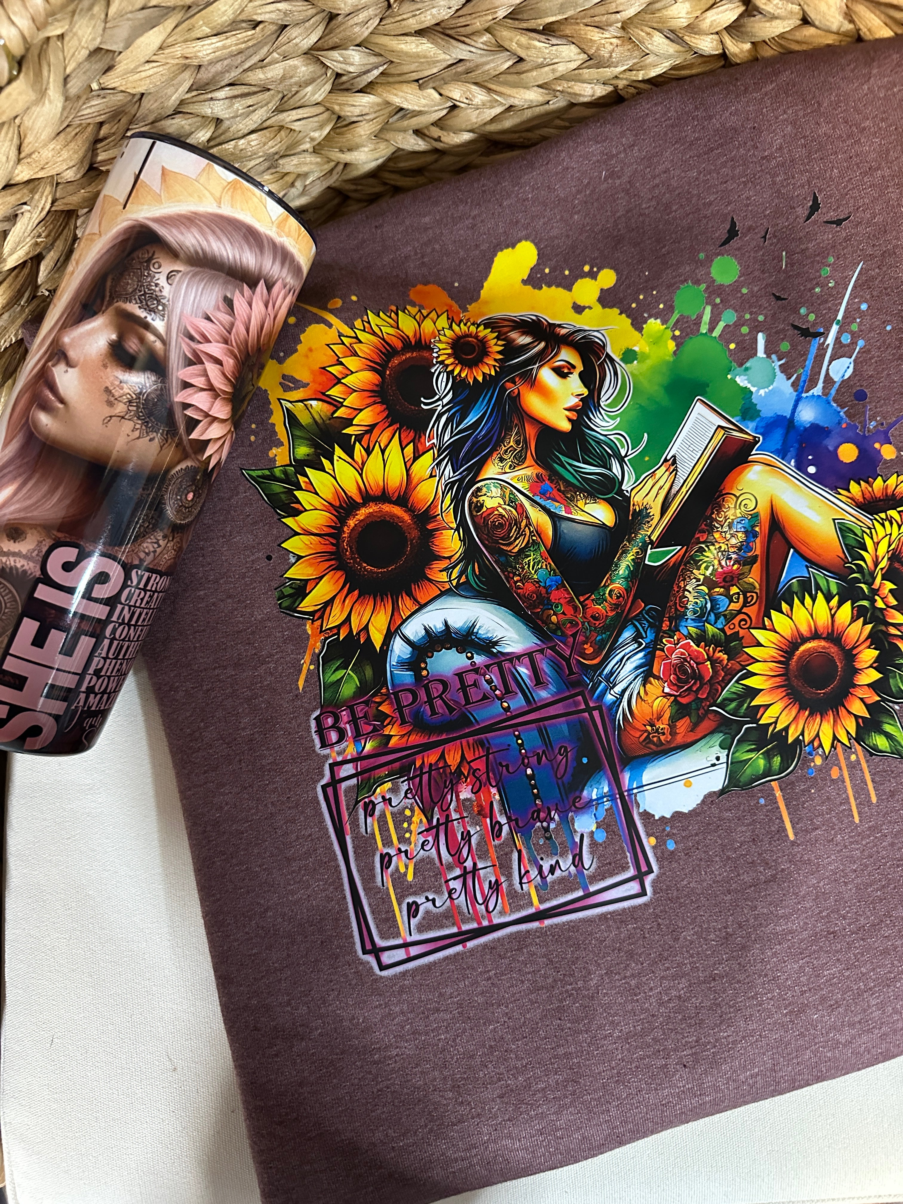 Sunflower Clothing for Women Cozy Book Bundles with Sunflower Gifts Sunflower Journal Sunflower Apparel for Women Self Love and Sunflowers Floral Journals