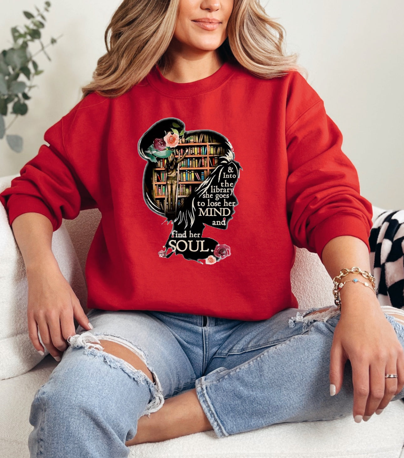 Comfortable Crew Neck Sweatshirt Find Her Soul Sweatshirt