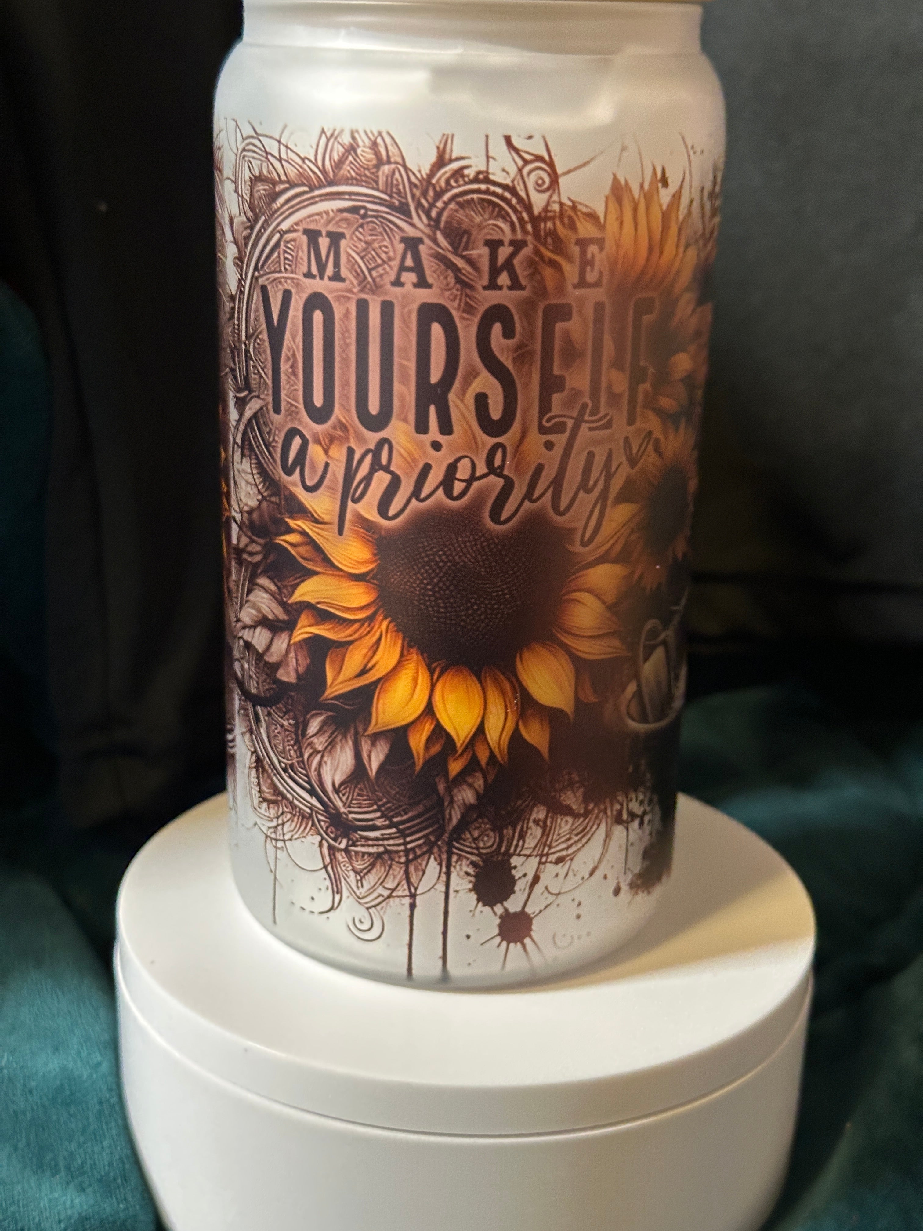 Self Love and Sunflowers | Cozy Book Bundle | Sunflower Journal | Crewneck Sweatshirt | Boxy Short Sleeve T-shirt