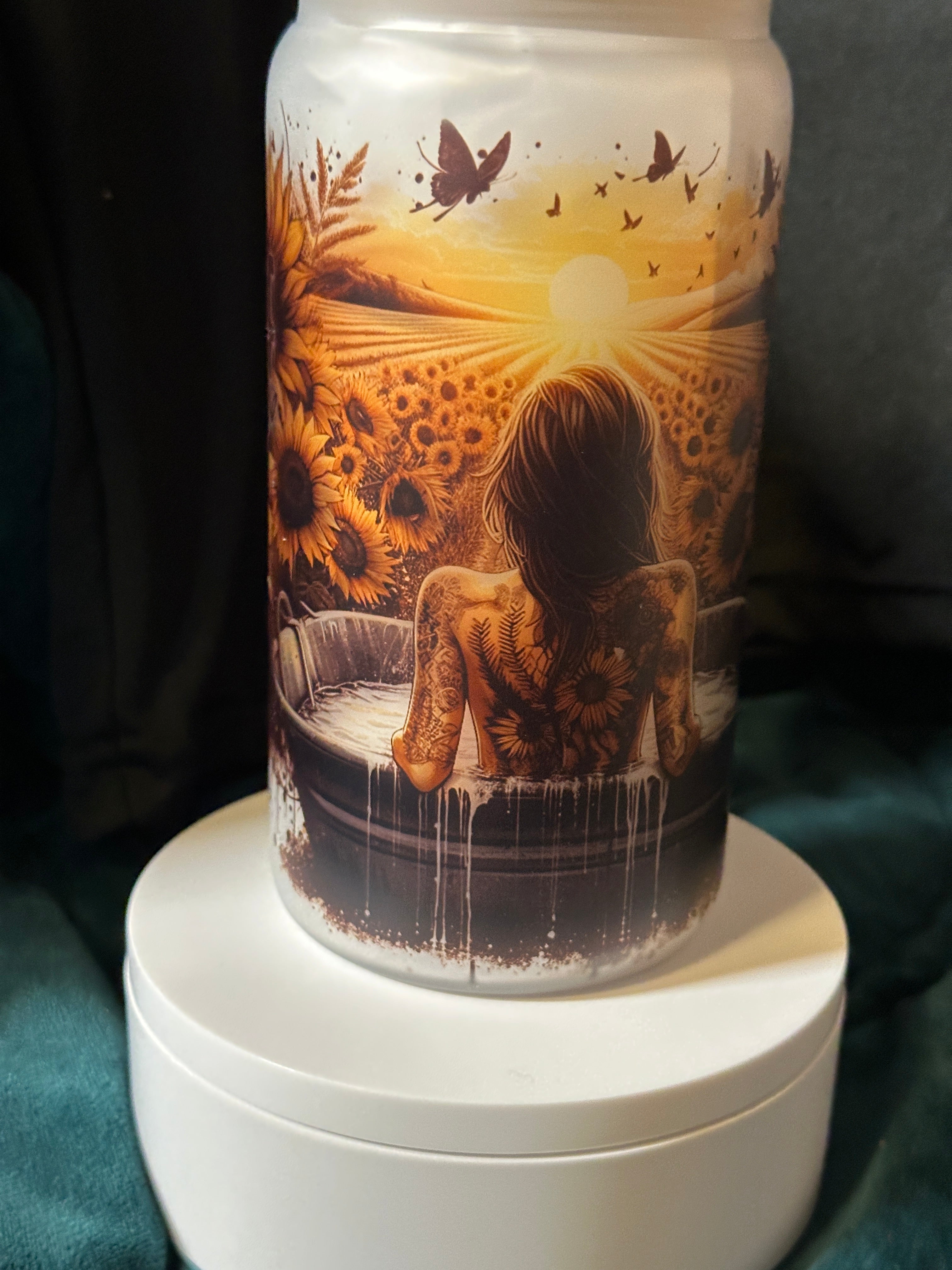 Self Love and Sunflowers | Cozy Book Bundle | Sunflower Journal | Crewneck Sweatshirt | Boxy Short Sleeve T-shirt