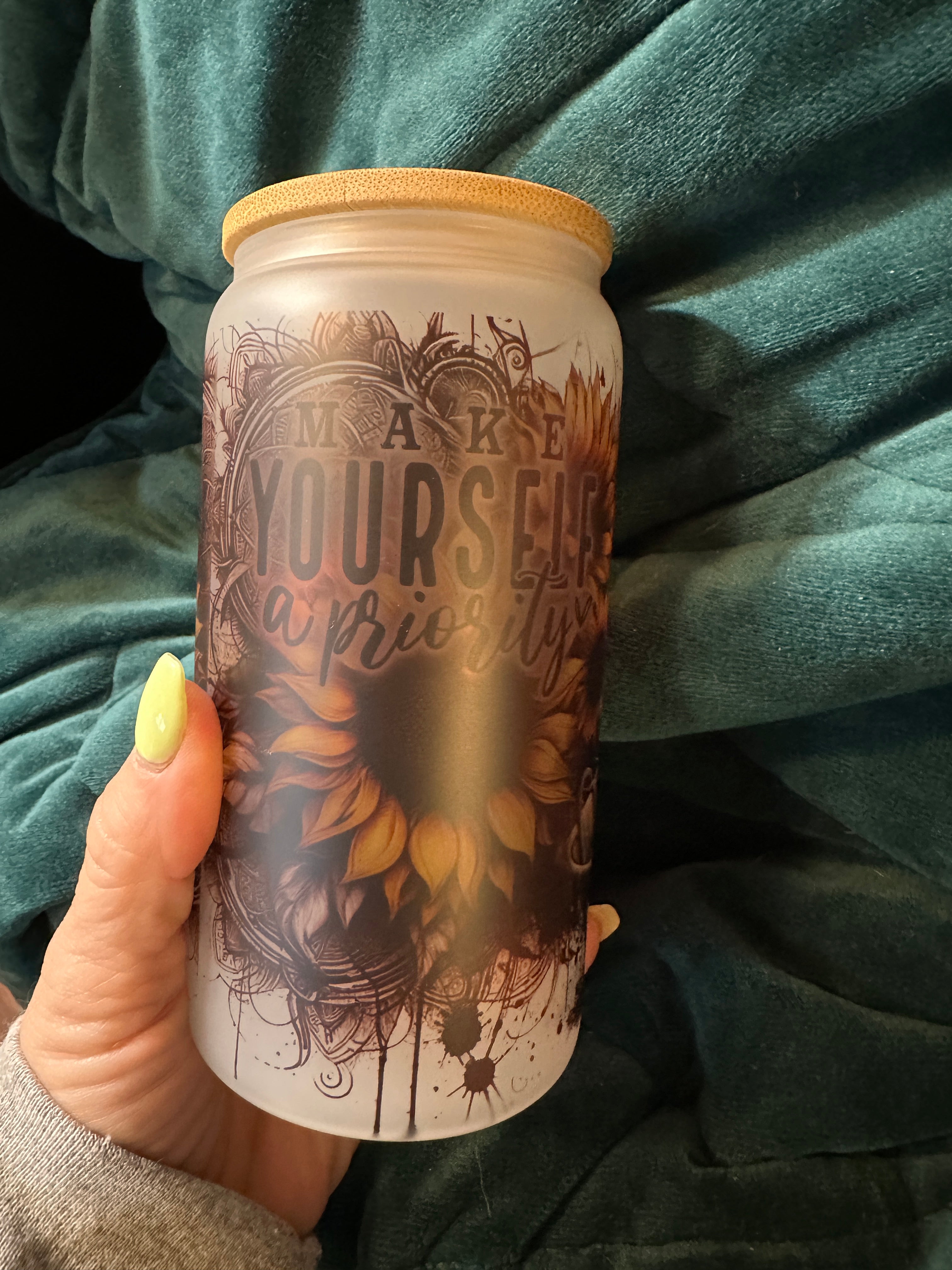 Self Love and Sunflowers | Cozy Book Bundle | Sunflower Journal | Crewneck Sweatshirt | Boxy Short Sleeve T-shirt