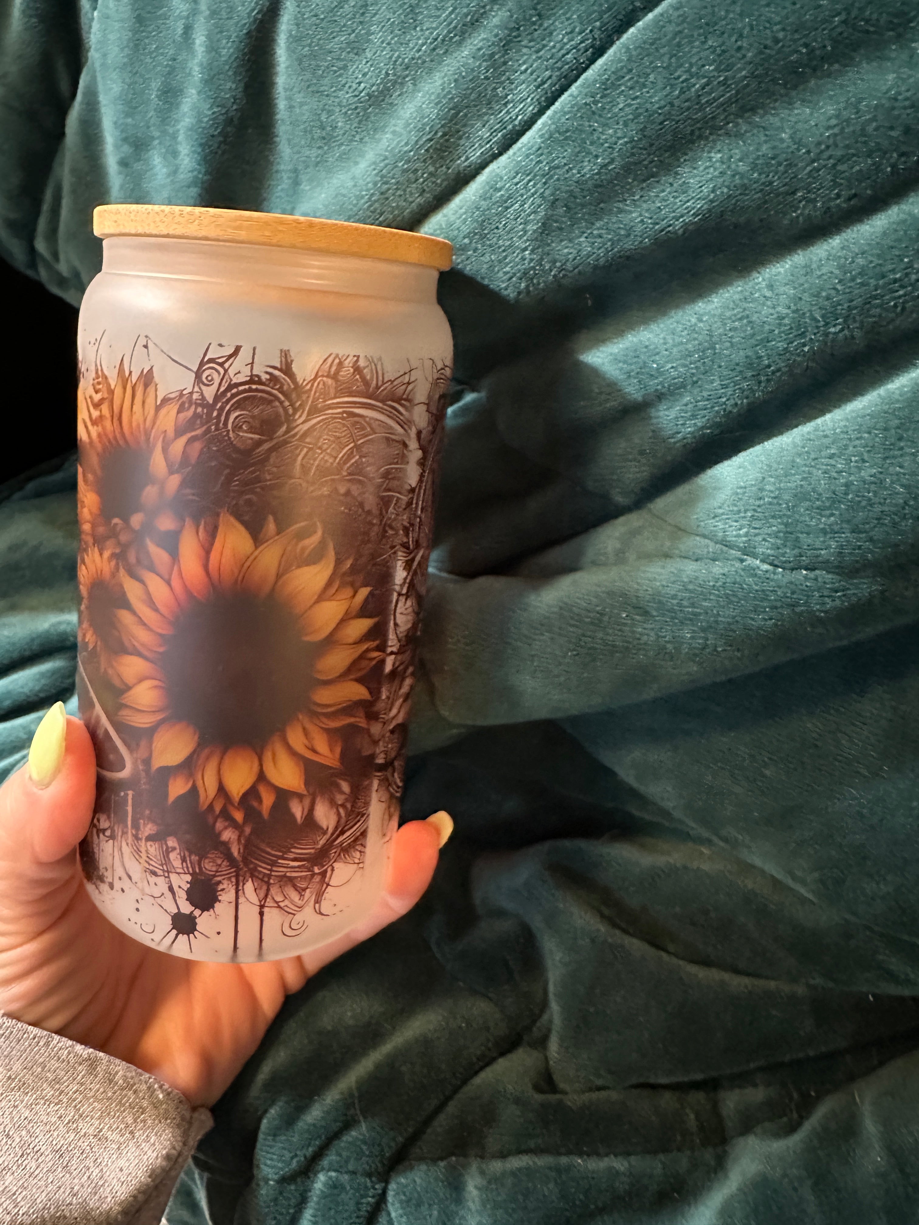 Self Love and Sunflowers | Cozy Book Bundle | Sunflower Journal | Crewneck Sweatshirt | Boxy Short Sleeve T-shirt