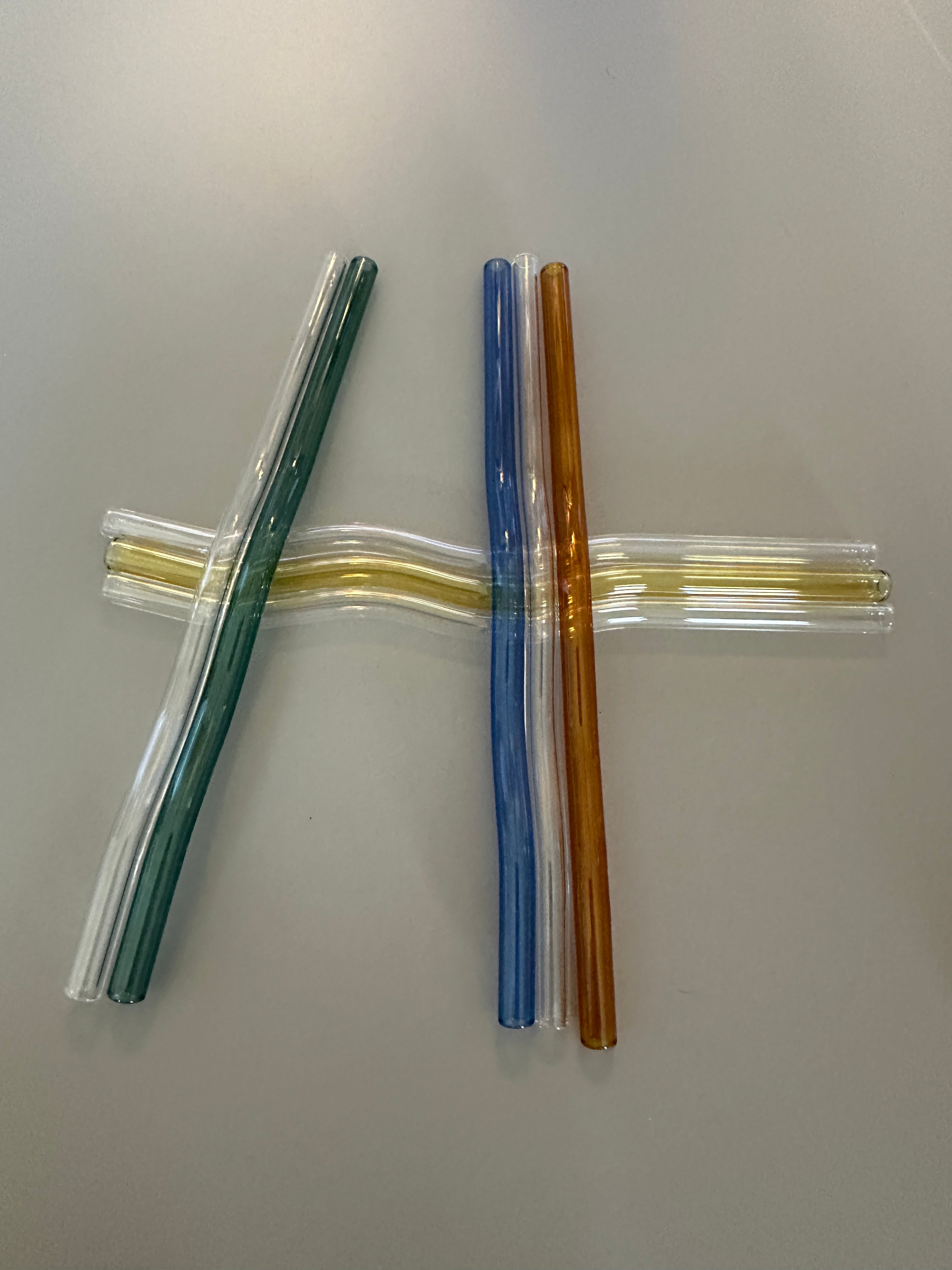 GLASS STRAW | REPLACEMENT | 16 oz Glass Libby Style | Multiple Color Options
