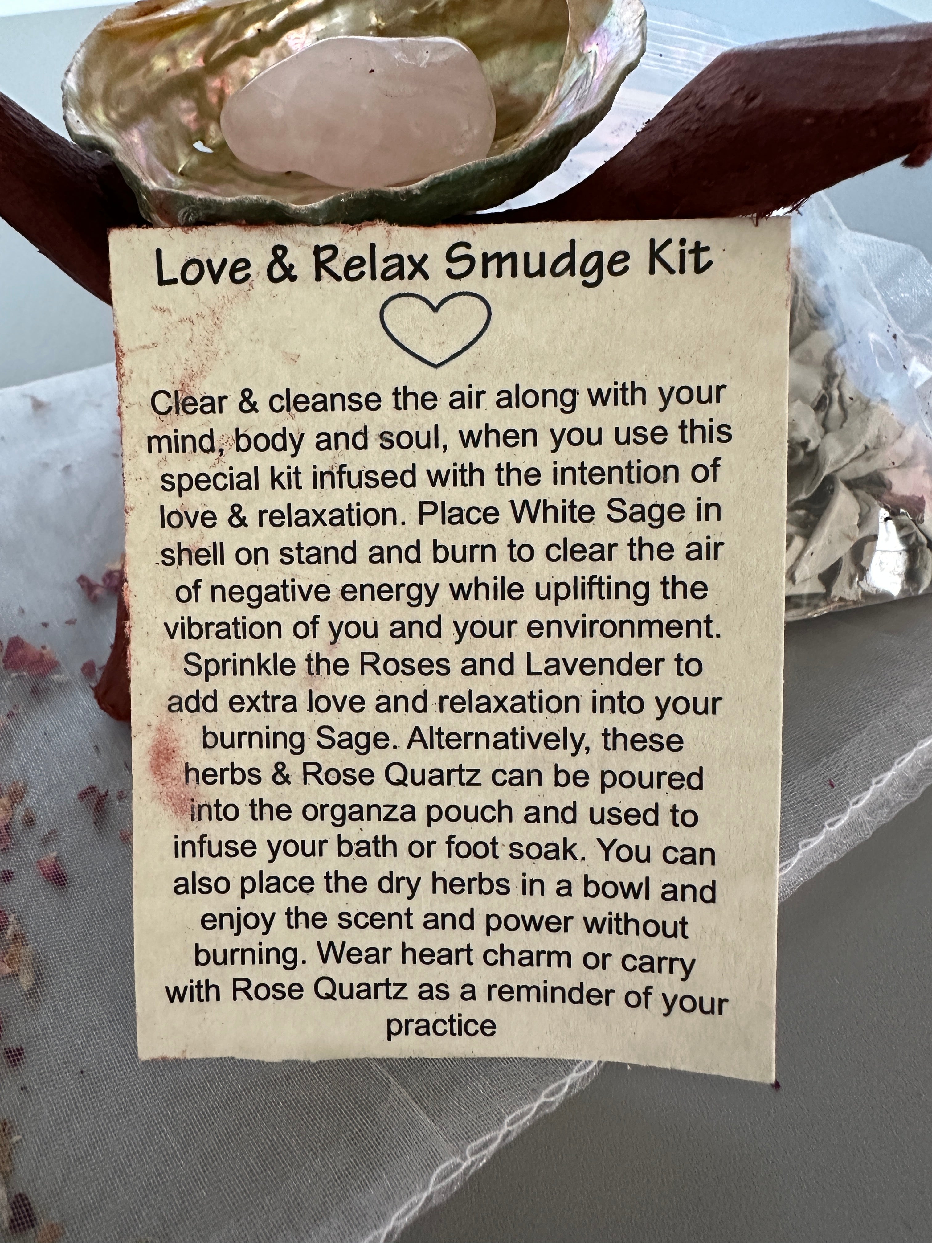 MetaphysicalTools RosePetalSmudge