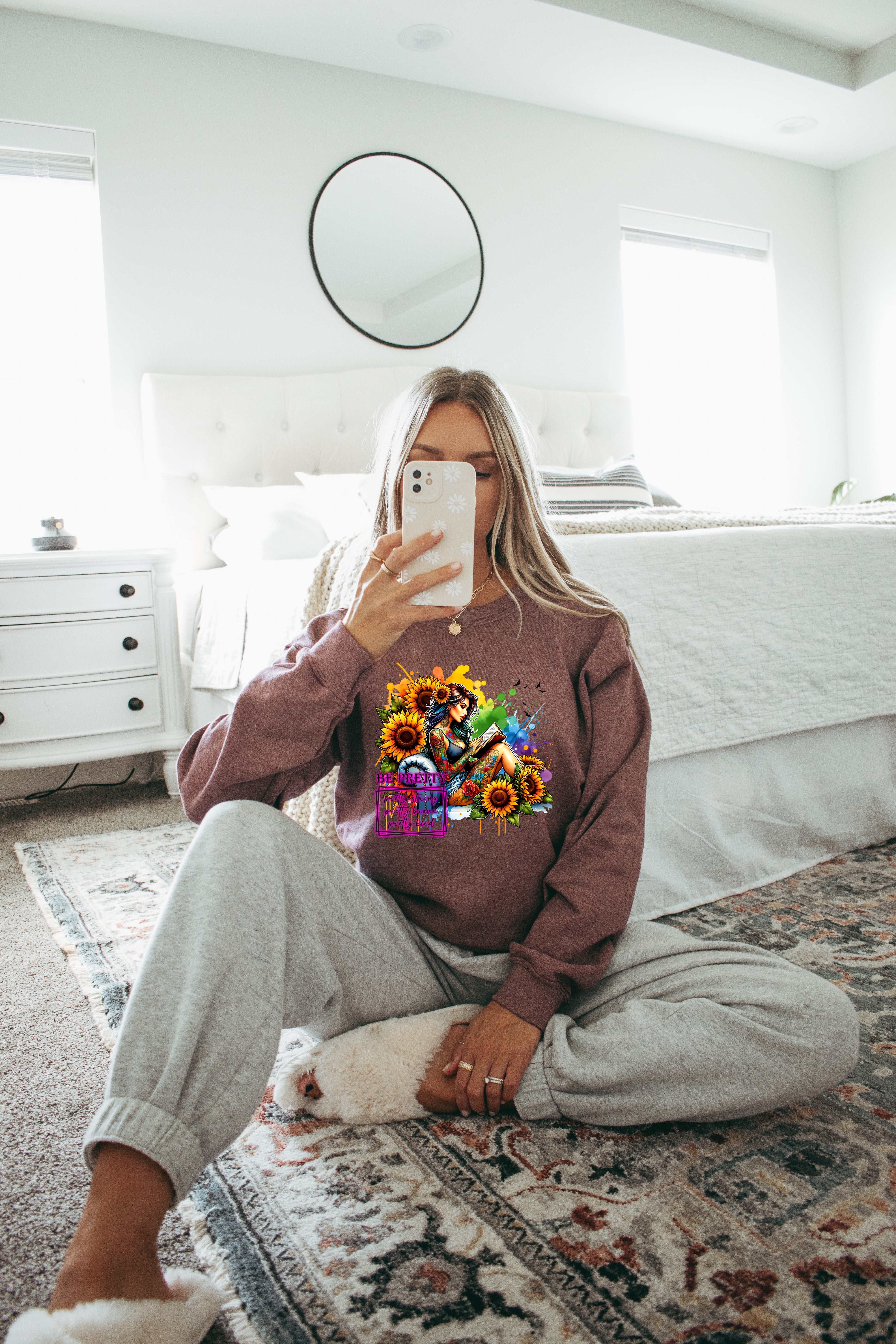 Sunflower Clothing for Women Cozy Book Bundles with Sunflower Gifts Sunflower Journal Sunflower Apparel for Women Self Love and Sunflowers Floral Journals