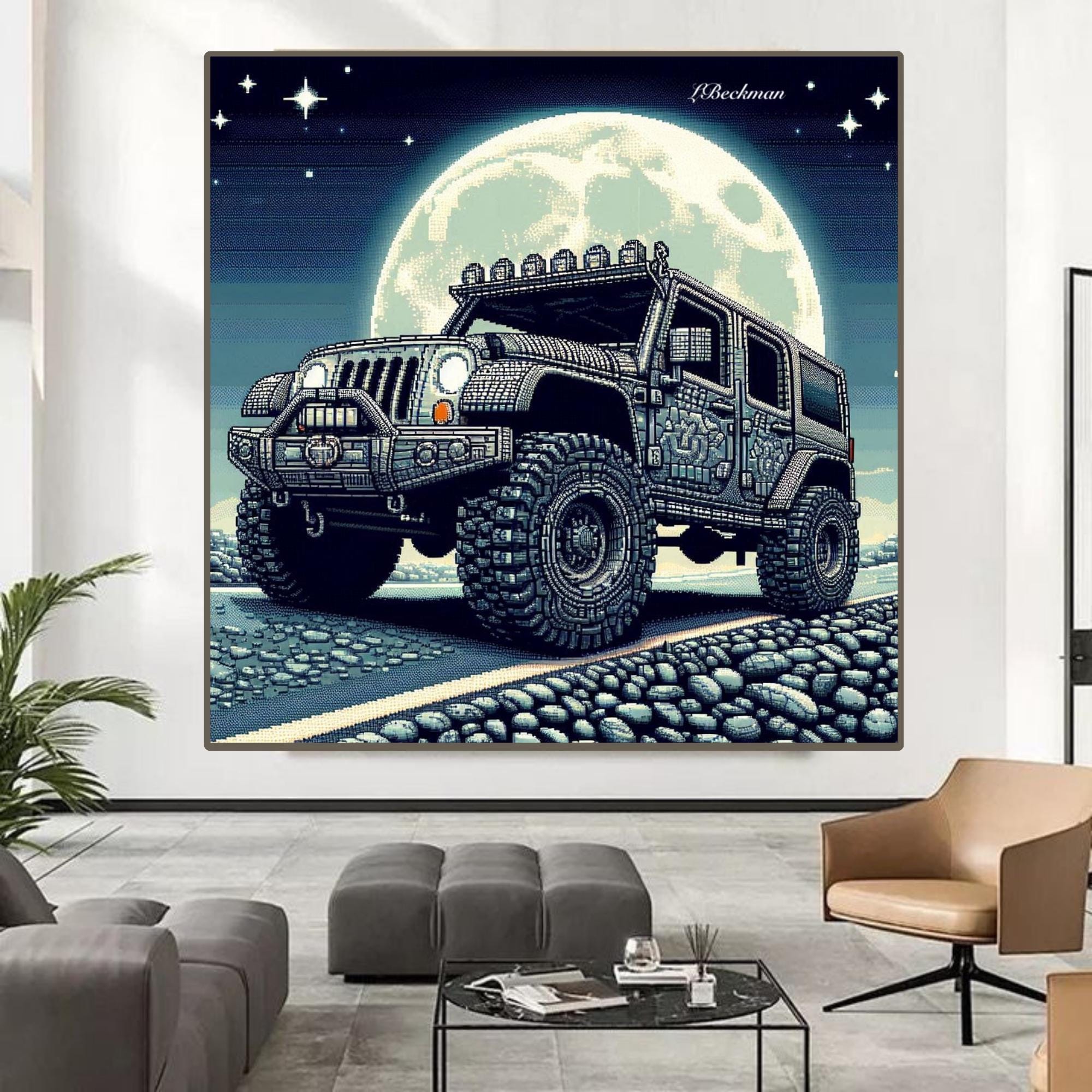 Concept Wrangler| Printable Wall Art| Living Room Decor| Jeep Wrangler Art| Trendy Game Room Decor| Rustic Art|  Automobile Wall Art| Car