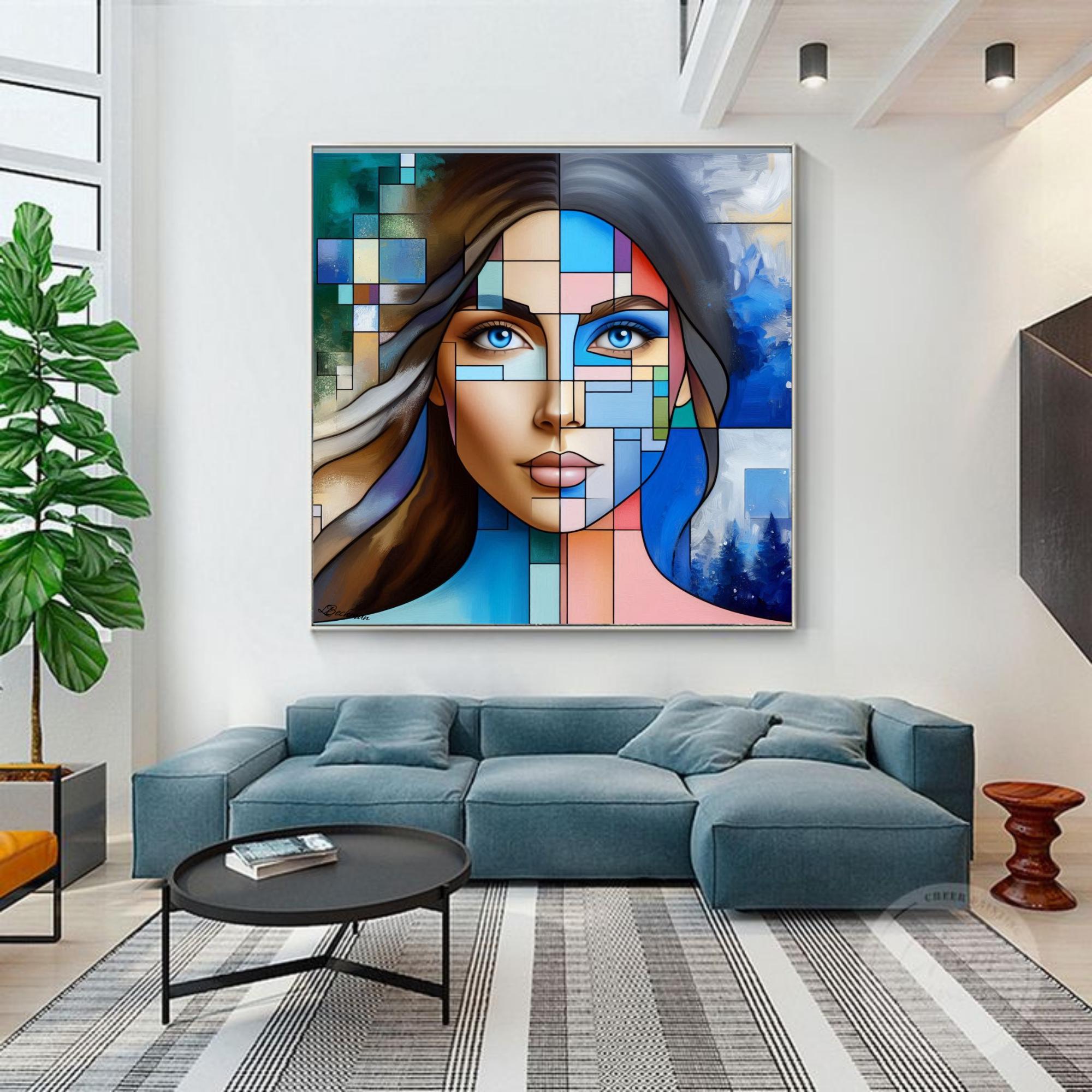 4 Pages Grand Prismatic Digital Print| Colorful Wall Art| Digital Download| Interior Design| Wall Art Bedroom| Gift Idea| Girls Room Decor