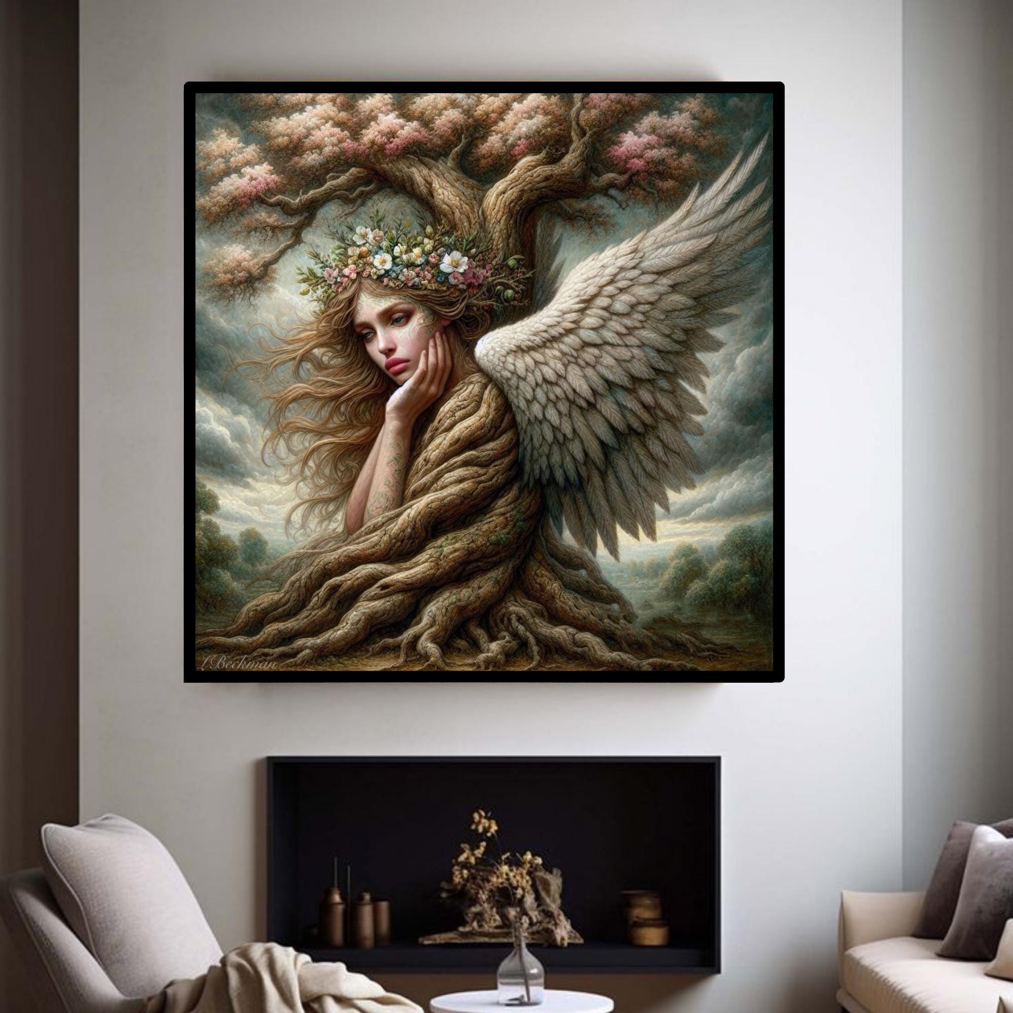 If She Could Speak | Printable Wall Art| Canvas| Religious Art| Christian Gift| Godmother Gift| Catholic Room Decor| Printable art