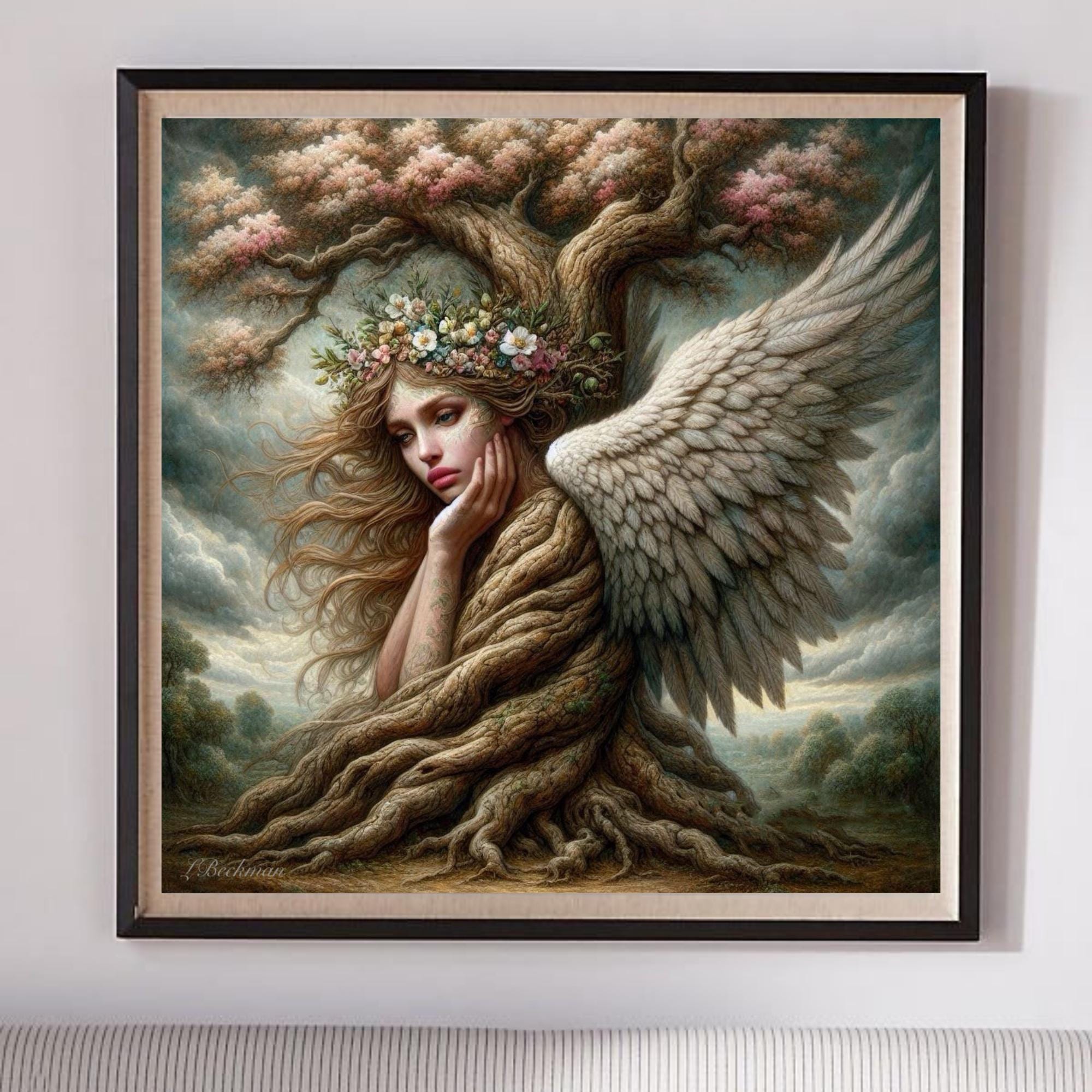 If She Could Speak | Printable Wall Art| Canvas| Religious Art| Christian Gift| Godmother Gift| Catholic Room Decor| Printable art