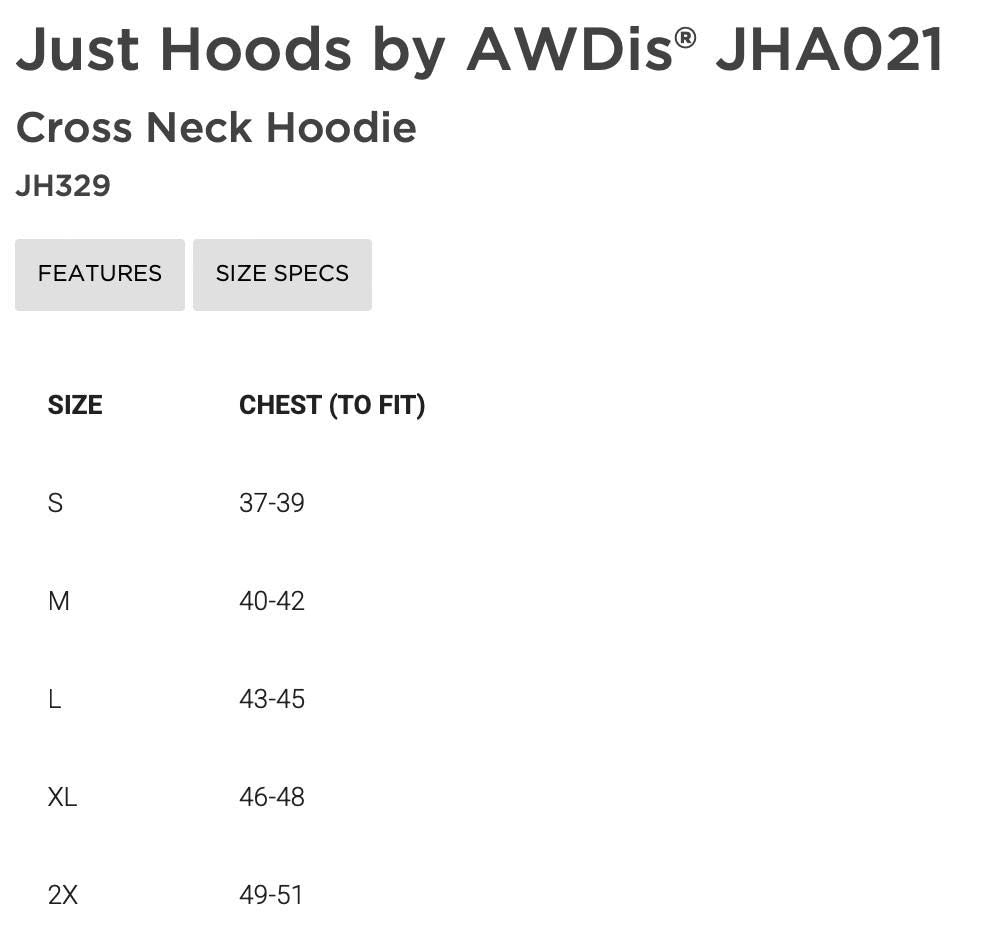 STEAMPUNK | SKULL | CROSSNECK HOODIE | AWDIS