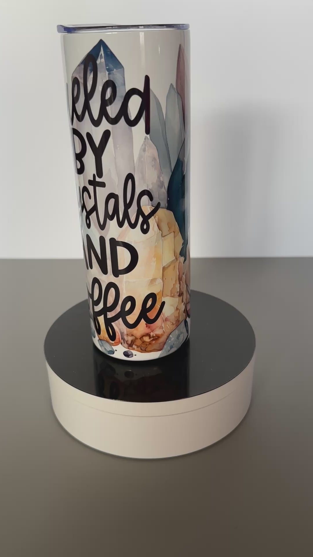 Crystal lover cozy bundle Libby cup with straw and lid